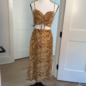 Reformation Snake Print Set Size 2